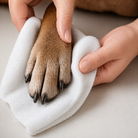 Gentle paw care for sensitive dog skin and paws