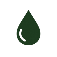 Paw oil flows between dog toes – drop icon