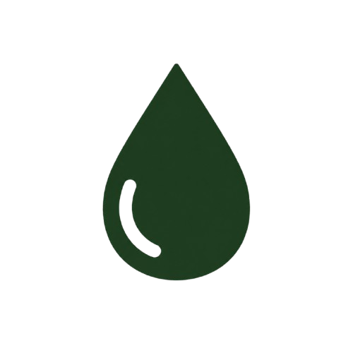 Paw oil flows between dog toes – drop icon