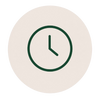 Allow paw oil to absorb – clock icon