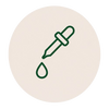 Apply paw oil drops – dropper icon