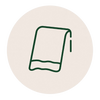 Clean and dry dog paws – wipe icon