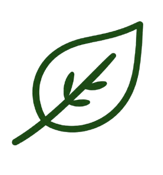 Leaf icon representing natural botanical pet care ingredients