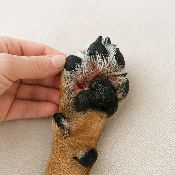 Paws requiring extra grooming attention